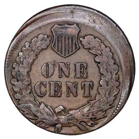 1903 Indian Head Cent - 10% Off-Center Error - Very Fine