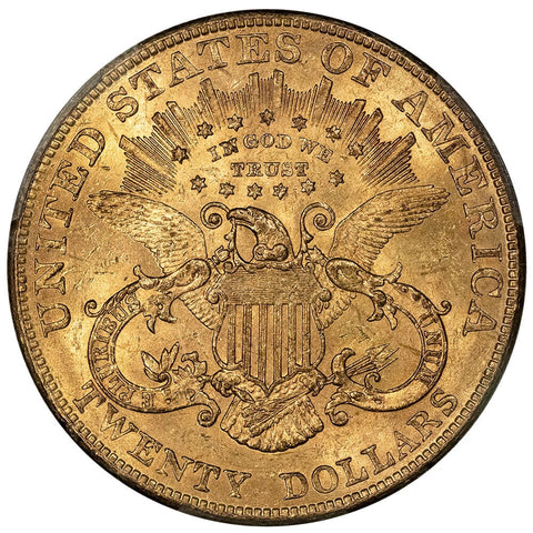1904 $20 Liberty Double Eagle Gold Coin - PCGS MS 63 - Choice Uncirculated