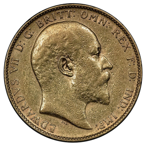 1904 Great Britain Edward VII Gold Sovereign KM.805 - Very Fine
