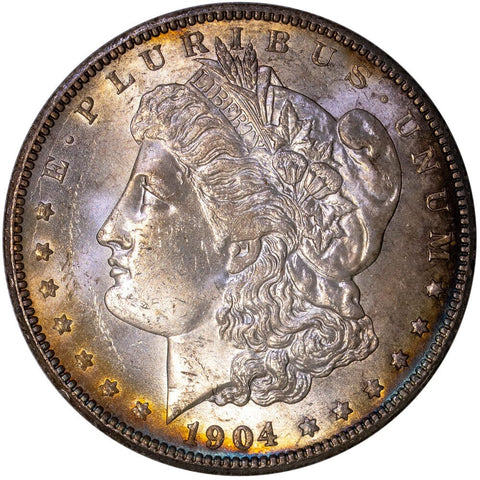 1904-O Morgan Dollar - Choice Toned Uncirculated