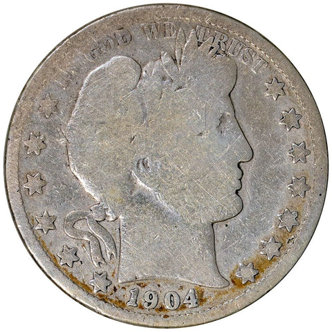 1904-S Barber Half Dollar - Good Details
