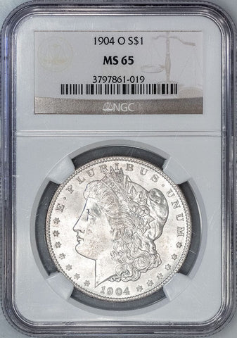 1904-O Morgan Dollar - NGC MS 65 - Gem Brilliant Uncirculated