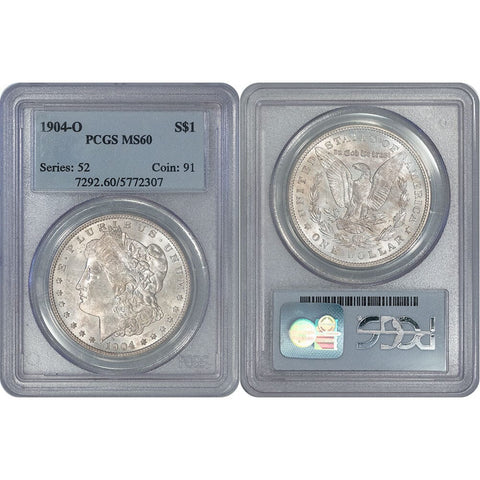 1904-O Morgan Dollar - PCGS MS 60 - Brilliant Uncirculated