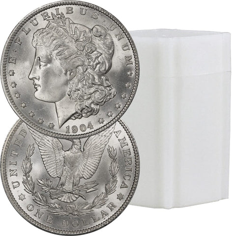 1904-O Morgan Dollar 20-Coin Rolls - PQ Brilliant Uncirculated