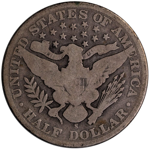 1904-S Barber Half Dollar - Very Good