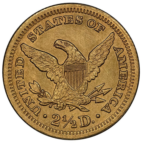 1905 $2.5 Liberty Gold Coin - About Uncirculated Details