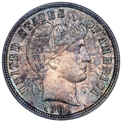 1906 Barber Dime - PCGS MS 63 - Choice Uncirculated