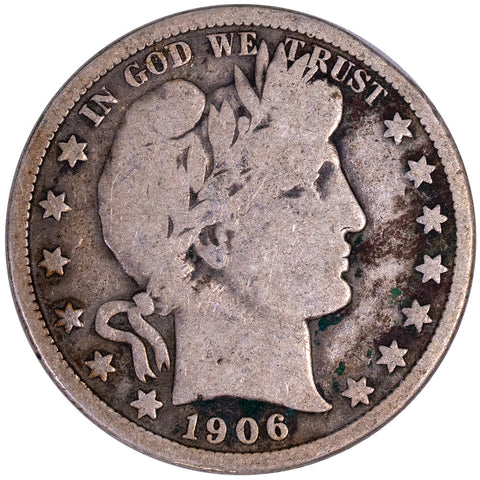 1906 Barber Half Dollar - Very Good