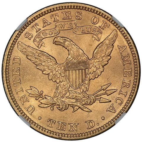 1907 $10 Liberty Gold Eagle - NGC MS 63 - Choice Uncirculated