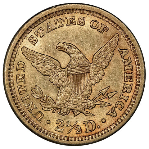 1907 $2.5 Liberty Gold Coin - About Uncirculated+