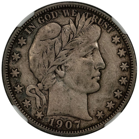 1907 Barber Half Dollar - NGC VF 30 - Very Fine+