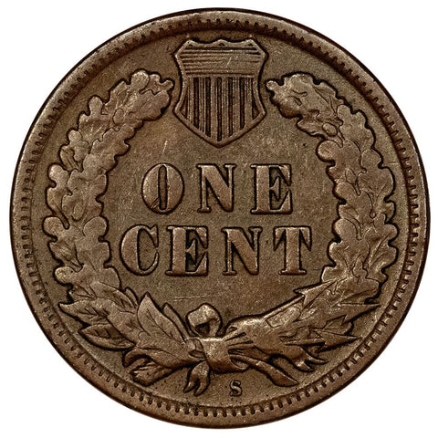 1909-S Indian Head Cent - Key Date - Fine