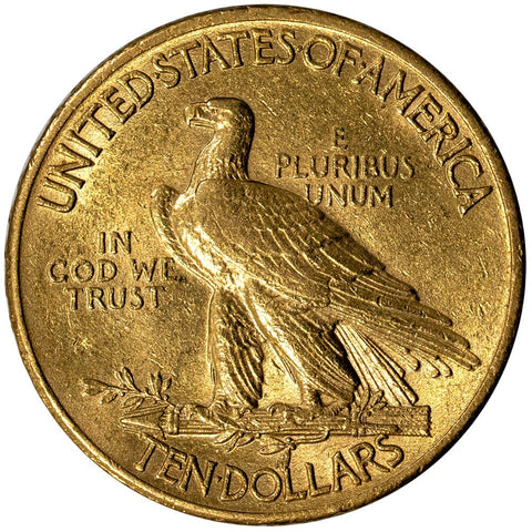 1909 $10 Indian Gold Eagle Coin - About Uncirculated