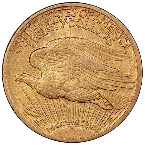 1910 $20 Saint Gauden's Gold Double Eagle - Extremely Fine