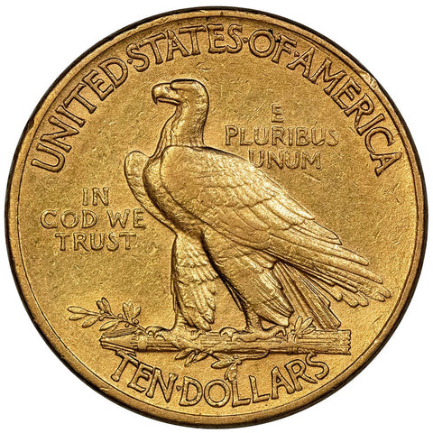 1911 $10 Indian Gold Eagle Coin - Extremely Fine