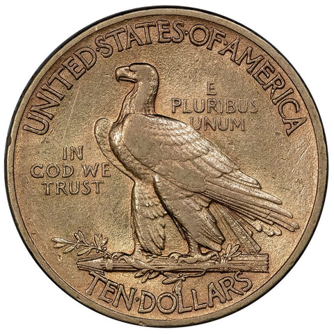1911 $10 Indian Gold Eagle Coin - Extremely Fine