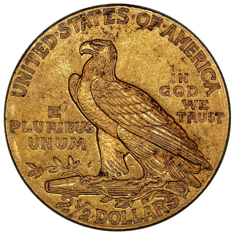 1911 $2.5 Indian Quarter Eagle Gold Coin - About Uncirculated