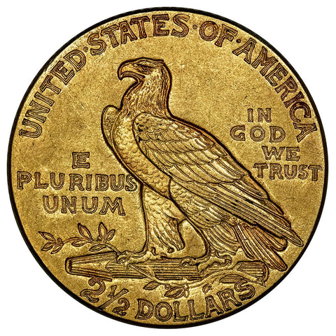 1912 $2.5 Indian Gold Coin - About Uncirculated