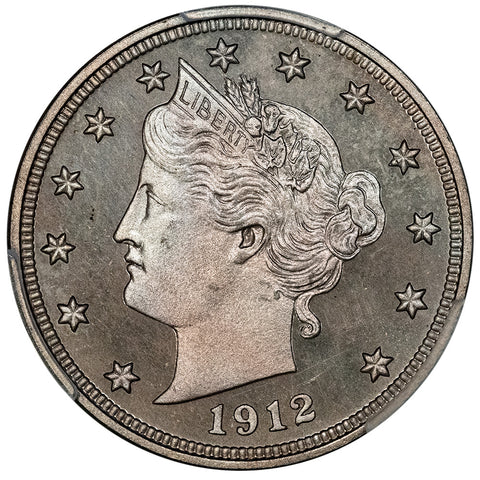 Proof 1912 Liberty Head V Nickel - PCGS PR 65 - Gem Proof