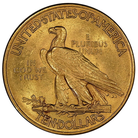 1913 $10 Indian Gold Coin - About Uncirculated+