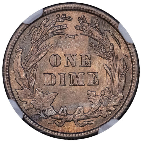 1913 Barber Dime - NGC MS 63 - Choice Brilliant Uncirculated