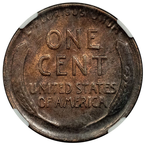 1913 Lincoln Wheat Cent - NGC MS 62 BN