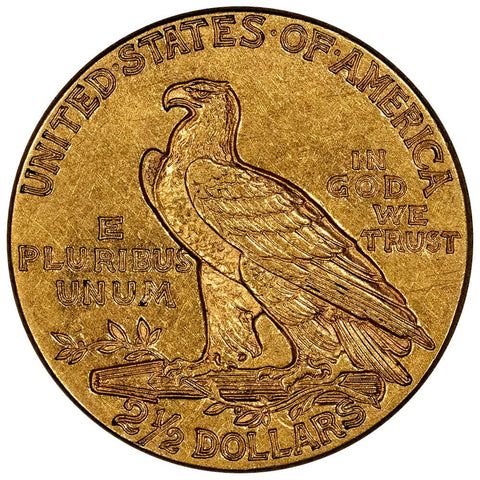 1913 $2.5 Indian Gold Coin - About Uncirculated