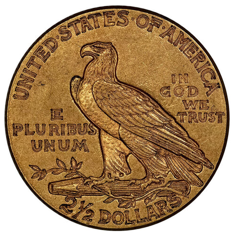 1913 $2.5 Indian Gold Coin - About Uncirculated