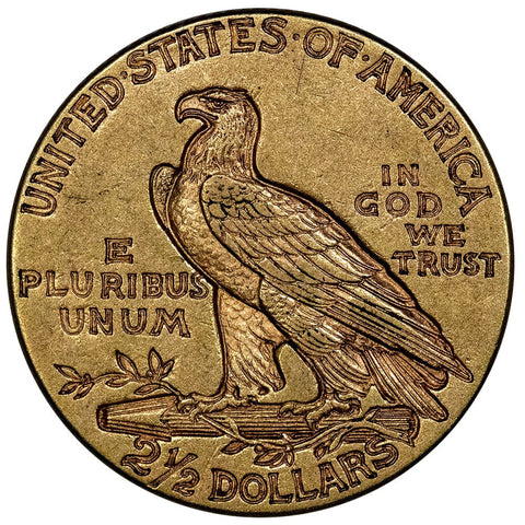 1913 $2.5 Indian Gold Coin - About Uncirculated