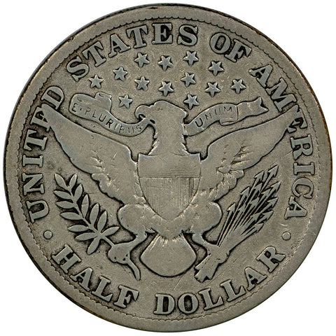 1913 Barber Half Dollar - Very Good