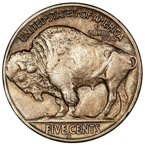 1913-D Type 2 Buffalo Nickel - About Uncirculated