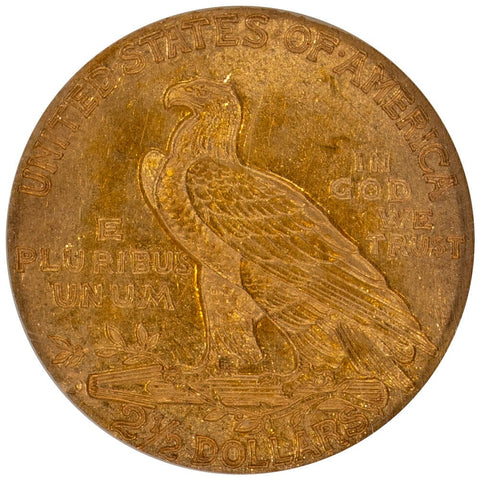 1914-D $2.5 Indian Quarter Eagle Gold Coin - NGC MS 62