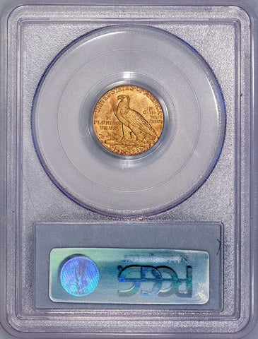 1914-D $2.5 Indian Quarter Eagle Gold Coin - PCGS MS 62