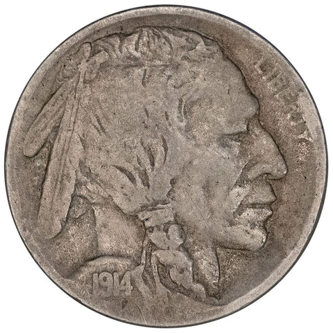 1914-D Buffalo Nickel - Fine+