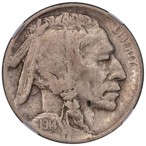 1914-D Buffalo Nickel - NGC Very Fine 20