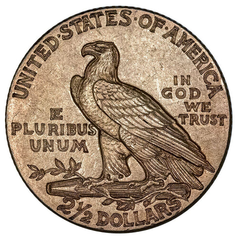 1915 $2.5 Indian Quarter Eagle Gold Coin - About Uncirculated