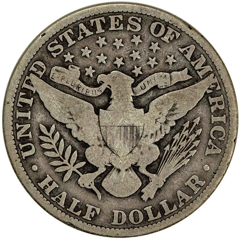 1915 Barber Half Dollar - Very Good