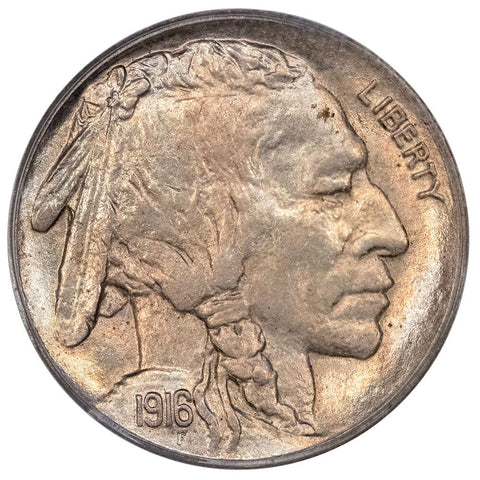 1916 Buffalo Nickel - PCGS MS 63 - Choice Brilliant Uncirculated