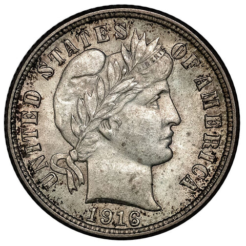 1916 Barber Dime - Brilliant Uncirculated