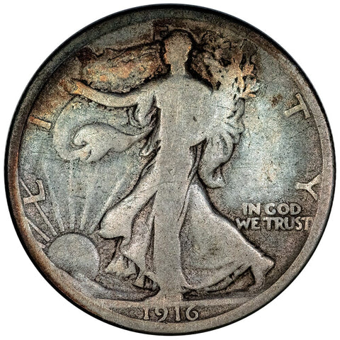 1916 Walking Liberty Half - Good