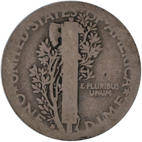 1916-D Mercury Dime - The Key To The Series - PCGS AG 3