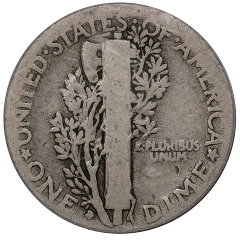 1916-D Mercury Dime - The Key To The Series - PCGS AG 3