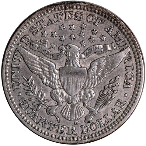 1916-D Barber Quarter - Extremely Fine Details (Cleaned)
