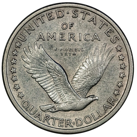 1917 T.1 Standing Liberty Quarters - About Uncirculated Details