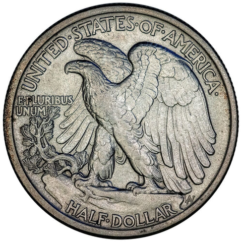 1917 Walking Liberty Half Dollar - About Uncirculated