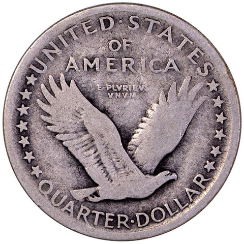 1917 Type 1 Standing Liberty Quarter - Fine
