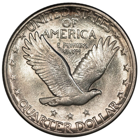 1917-D T.2 Standing Liberty Quarters - Choice About Uncirculated