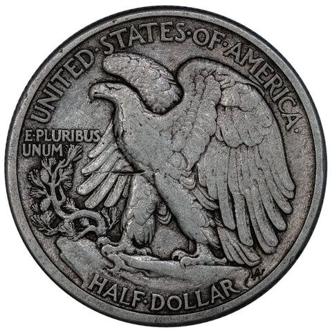 1917-S Obv. Mintmark Walking Liberty Half Dollar - Very Fine Details