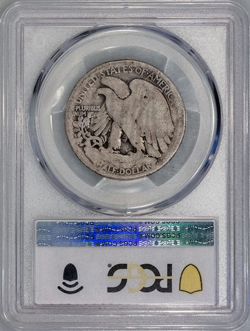 1917-S Obv. Mintmark Walking Liberty Half Dollar - PCGS AG 3 - About Good