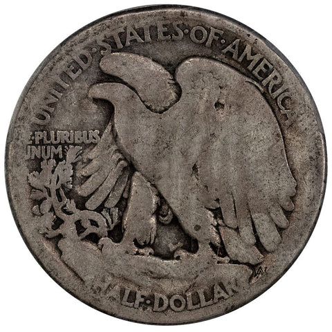 1917-S Obv. Mintmark Walking Liberty Half Dollar - PCGS AG 3 - About Good